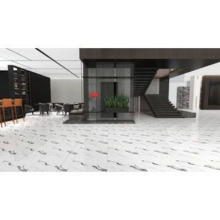 Marbella กระเบื้องพอร์ซเลน 60x60 ซม. รุ่น แพนดี้  TSJ-X23542-A   Glossy (4P) Random