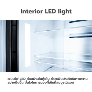 TCL ตู้เย็น 2ประตู 7.2 คิว F207TMG  สีเงิน