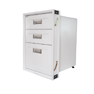 CLOSE ตู้ลิ้นชัก 3 ชั้น 45.5x65.5x50 ซม. ABS - AC สีขาว