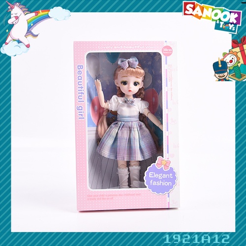  TOYS ของเล่นตุ๊กตาเจ้าหญิง 12นิ้ว#1921A12 ขนาด (34x6.5x21 ซม.) 