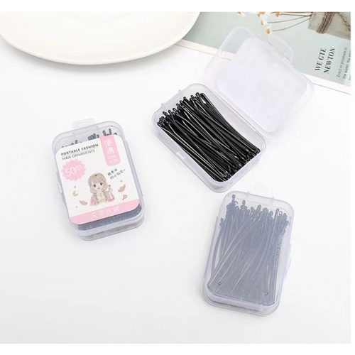 USUPSO กิ๊บติดผม สีดำ(50ชิ้นต่อกล่อง)#AA5