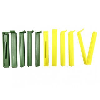 NIBIRU ที่หนีบปากถุง 11x7x3.6 ซม. (10 ชิ้น/ชุด) KINTON คละสี