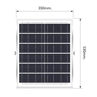 LAMPTAN โคมไฟฟลัดไลท์โซลาร์ LED 1000W รุ่นอาร์ค แสงเดย์ไลท์