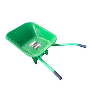 TUF รถเข็นปูนล้อเดี่ยว (ล้อตัน) รุ่น HB6200-1/O ขนาด 630x1380x620mm. (รับน้ำหนัก180kg./65ลิตร) สีเขียว