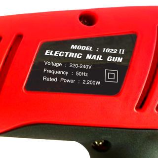 EUROX ปืนไฟฟ้ายิงตะปูขาคู่สำหรับงานไม้ รุ่น 1022J สีแดง