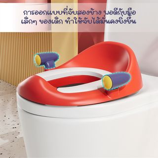 Primo Kids กระโถนนั่งเด็ก 3 in 1 ทรงจรวดเบาะPU  รุ่น Rocket CT20 สีแดง-น้ำเงิน
