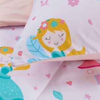 TRUFFLE ชุดเครื่องนอนพร้อมผ้านวม 4 ชิ้น รุ่น Yuri-02 ขนาด 3.5ฟุต สีชมพุ