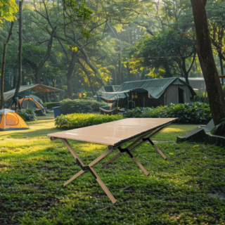 SUMMER SET โต๊ะพับ รุ่น Saint ขนาด 120X60X43CM สีไม้