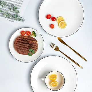 ADAMAS จานเซรามิค ขนาด 8 นิ้ว ANTONIO