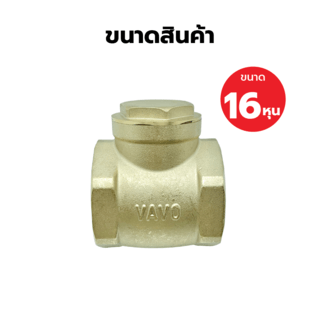 VAVO เช็ควาล์วสวิงทองเหลือง 2