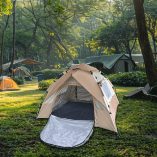 SUMMER SET เต็นท์สนาม  รุ่น OUTLY ขนาด 200x200x135 ซม. สีกากี