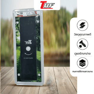 TUF ใบมีดตัดหญ้าทรงสีเหลี่ยม รุ่น YT-1143 ขนาด355x90x1.8มม.(14นิ้ว)สีดำ