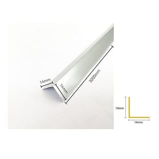 GREAT WOOD ตัวครอบมุมอะลูมิเนียม รุ่นJA526-S ขนาด 1.4x1.4x300cm. สีSilver 