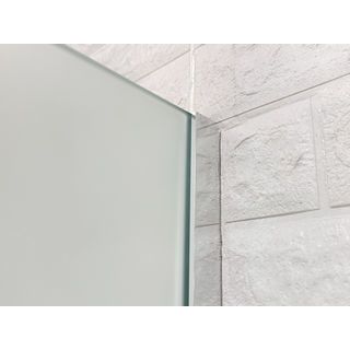 Verno ฉากกั้นอาบน้ำบานฟิกซ์พ่นทราย ขนาด 90x190ซม. หนา 8มม. รุ่น PQS-PFL010