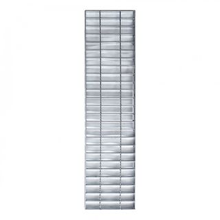 ปืนใหญ่ ตะแกรงรางน้ำชุบกัลวาไนซ์หนา ขนาด 25x100x2.5ซม.หนา 3 มม.สีเงิน