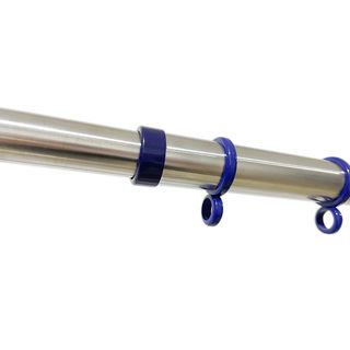 SAKU ราวตากผ้าสเตนเลส ยืดได้ STC02 90-140×48.5×99-165 ซม. สีเงิน