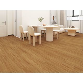 กระเบื้องยาง SPC Click lock 184x1220x4มม รุ่น 6408 (2.694ตรม./12แผ่น) TAPIO   Teak