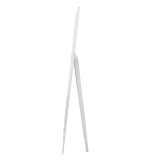 Nice กระจกมีกรอบไม้ตั้งพื้น ขนาด 38x160 ซม. สีขาว