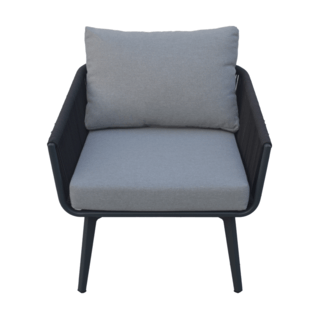 SUMMER SETเก้าอี้ outdoor อลูมิเนียม Similan ขนาด 76x80x71 ซม. สีเทาอ่อน