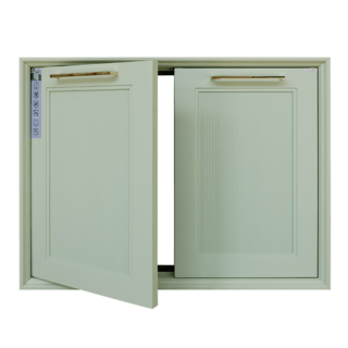 CLOSE บานซิงค์คู่ ABS ขนาด 86x66 ซม. VIVIEN สีจูนิเปอร์