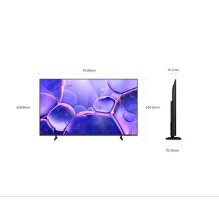 SAMSUNG โทรทัศน์ UHD TV ขนาด 43 นิ้ว UA43U8000FKXXT สีดำ