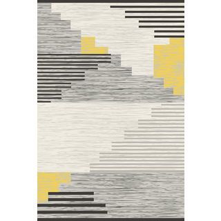 COZY พรมปูพื้นสไตล์นอร์ดิก รุ่น SAKAMA-06 ขนาด 160x210x0.6 ซม. สีเทา