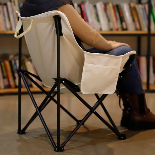 SUMMER SET เก้าอี้แคมป์ปิ้งพับได้ รุ่น BOBEIGE รับน้ำหนักได้สูงสุด 150 กิโลกรัม ขนาด 62x55x66ซม. สีเบจ