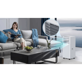 TCL เครื่องปรับอากาศเคลื่อนที่ 7000 BTU รุ่น TAC-07CPA/PSL2 สีขาว