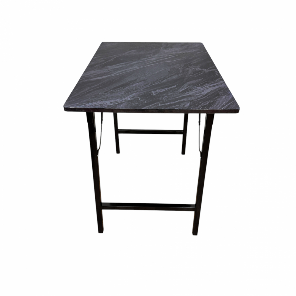 DELICATO โต๊ะเอนกประสงค์ รุ่น MD667 Volakas ขนาด 60x120x75 ซม. ลายหินดำ