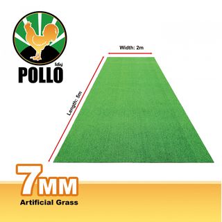 POLLO หญ้าเทียมตกแต่ง รุ่นGreenland-S725 ขนาด7มม. กว้าง2เมตร x ยาว5 เมตร สีเขียวอ่อน 