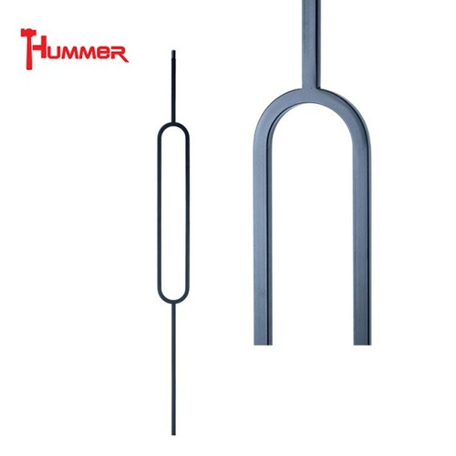 HUMMER เหล็กดัดราวระเบียงแบบวงรี ขนาด 12.7x12.7mm รุ่น TLSH32