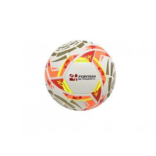 FORTEM ลูกฟุตบอล TPU เบอร์ 5 เหมาะสำหรับอายุ 12 ปีขึ้นไป รุ่น PFT03 ขนาด Φ21 ซม. สีขาว-ส้ม แถมเข็มก๊าซ