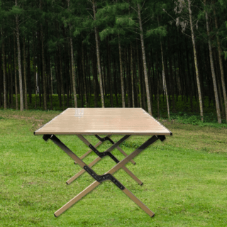 SUMMER SET โต๊ะพับ รุ่น Saint ขนาด 120X60X43CM สีไม้