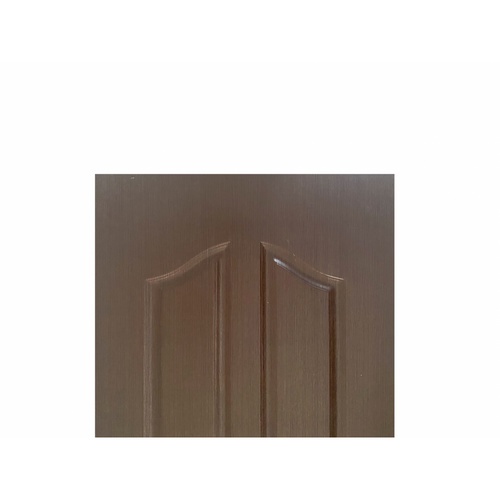 WELLINGTAN ประตูภายใน UPVC บานทึบ 4 ฟักปีกนก รุ่น UPVC-W004 ขนาด 80x200 ซม. สี Black wenge