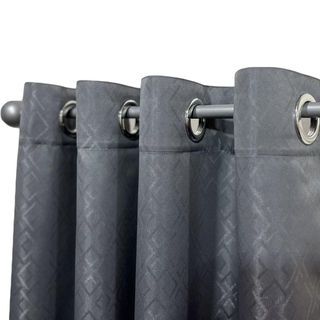 DAVINCI ผ้าม่านหน้าต่าง UV Dimout รุ่น Elegance ขนาด 130 x 160 ซม. สีเทา