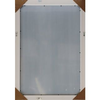 Nice กระจกมีกรอบทรงเหลี่ยม (PS) รุ่น เทียร่า-ไลท์เกร ขนาด 60x90 ซม. สีเทาอ่อน 