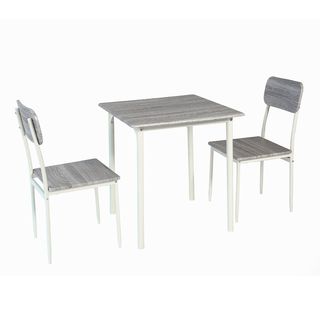 DELICATO ชุดโต๊ะอาหาร 2 ที่นั่ง รุ่น Nanaโต๊ะ: 70x70x76 ซม. เก้าอี้:42X48X87 ซม. สีไม้ธรรมชาติ