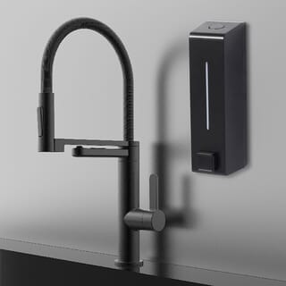 Primo ที่กดสบู่เหลว 1 ช่อง ความจุ 600 มล. รุ่น SD63-B ขนาด 6x9x23.2ซม. สีดำ