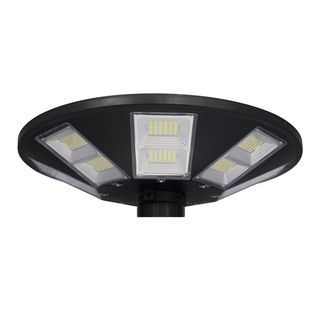 EILON โคมไฟสนาม UFO โซลาร์เซลล์ พร้อมรีโมท 400W แสงเดย์ไลท์ สีดำ (เฉพาะตัวโคม)