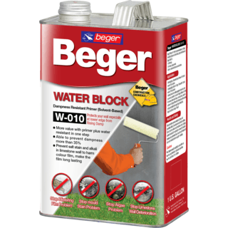 Beger น้ำยาทากันความชื้น WaterBlock  W-010 1กล. สูตรน้ำมัน