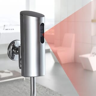 ฟลัชวาล์วโถปัสสาวะชายเซ็นเซอร์ท่อโค้ง รุ่น WD-SL001 