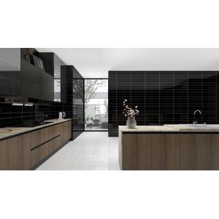 Marbella 30x60 กระเบื้องเซรามิกบุผนัง รุ่น Subway ดำ SXB212 (8P) Gloss