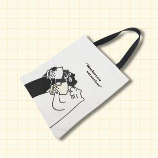 KOJI กระเป๋าผ้าสะพายลายแมวน่ารัก BG-03 ขนาด33x1x40ซม.คละแบบ