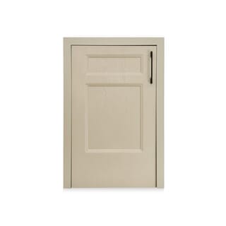 CLOSE  บานถังแก๊ส uPVC  LIMA ขนาด 50x75 ซม. Vacuum สีเบจ 