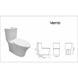 Verno สุขภัณฑ์ชิ้นเดียว รุ่น เรน่า VN-8082 