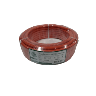 SJK สายเชื่อมยาง PVC ขนาด # 35 mmx20m.(0.12/800 ST.) สีส้ม