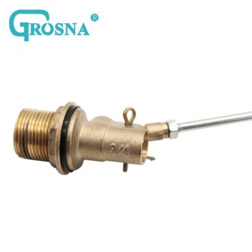 GROSNA ลูกลอยแท้งค์น้ำสเตนแลส ก้านทองเหลือง ขนาด 3/4