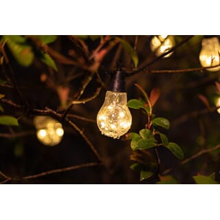 EILON ไฟระย้าตกแต่งเทศกาล โซลาร์เซลล์ 35 หลอด ยาว 20เมตร 50W รุ่น ETDC-20M35D-TXWW แสงวอร์มไวท์