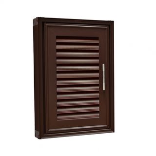 WT บานซิงค์เดี่ยว 45x65CM. GB สีน้ำตาล