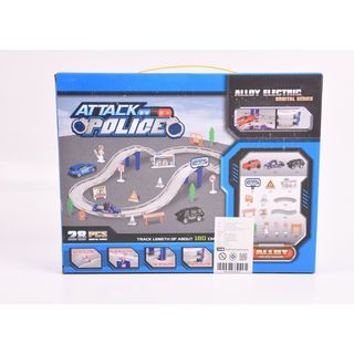 TOYS ของเล่นชุดรางถนนรถตำรวจ บรรจุ 3คัน #696-3C (102x34x83ซม.) 